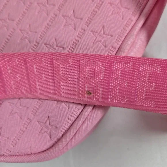 Jeffree Star Pink Star Fanny Pack Belt Bag Purse Gold Accents Cute‎ Kawaii - Picture 7 of 13